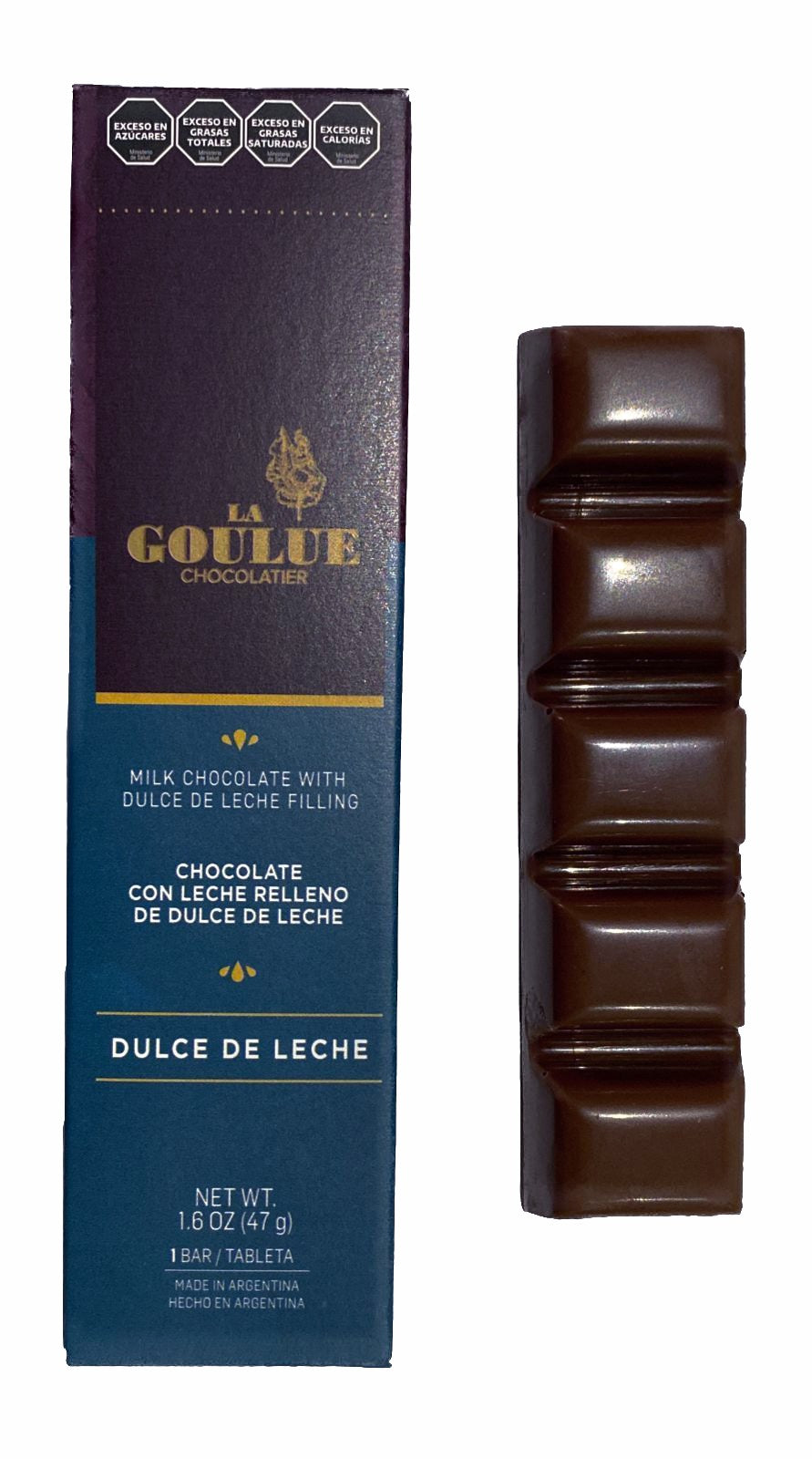 Barra de Chocolate con Leche y Dulce de Leche