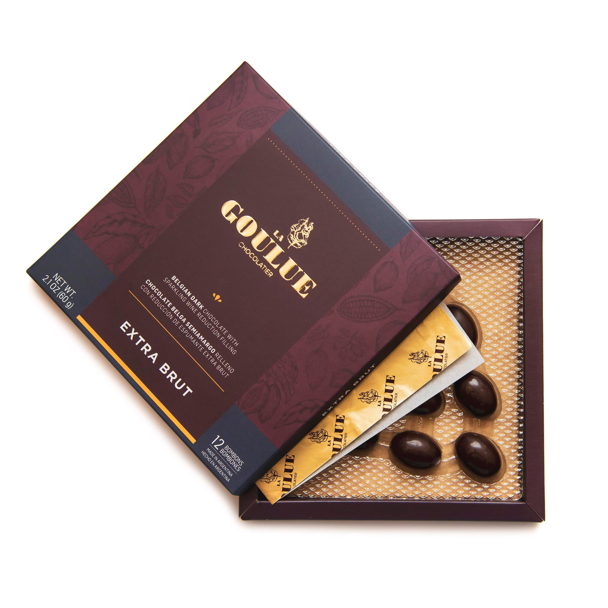 Chocolate semiamargo y Extra Brut